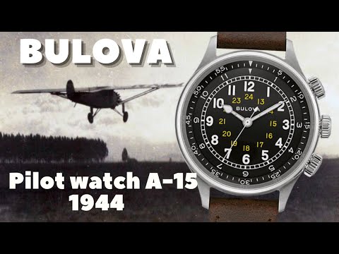 Видео: Топовые пилоты BULOVA A-15. Часы в милитари стиле