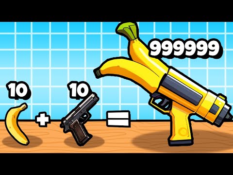 Видео: ЭВОЛЮЦИЯ БАНАНА ПИСТОЛЕТА, МАКСИМАЛЬНЫЙ УРОВЕНЬ! | Banana Shooter 3D