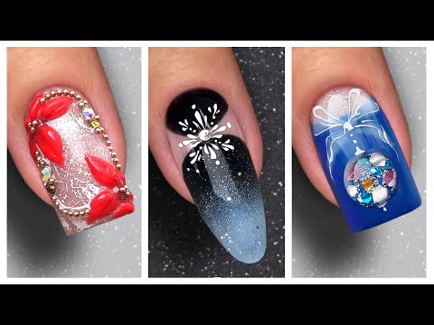 Видео: Новогодний Маникюр l2023 | Подборка нейл-арта