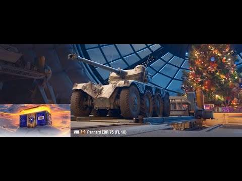 Видео: Выбиваю из контейнеров Panhard EBR 75 (FL 10)!!! Очередной фарт с жетонами!