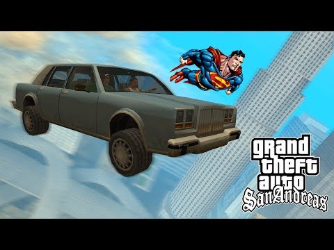 Видео: SPEEDRUN GTA SAN ANDREAS - ЛЕТАЮЩИЕ АВТОМОБИЛИ