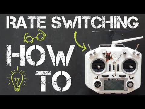 Видео: Переключение рейтов с аппаратуры (даже в полете) | FPV drone settings | Betaflight, Emuflight