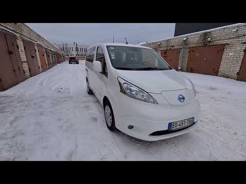 Видео: Nissan e-NV200 Evalia 7 мест 2016 левый руль!! Не заехал в горку на летней резине !!!