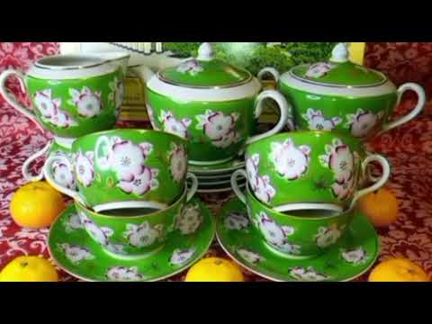 Видео: Нашла редкую чашечку-красотку из 60-х и необычный термометр. Новый набор для двоих на осеннюю тему.