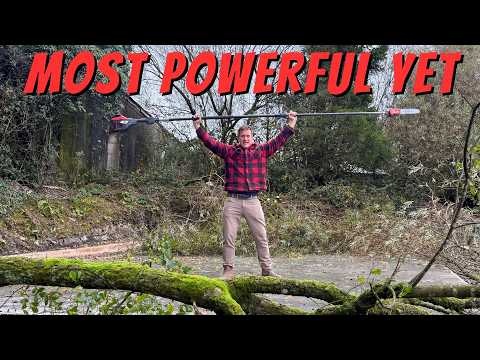 Видео: Самая мощная аккумуляторная высотная пила на сегодняшний день? Тест и обзор Cramer 82V!