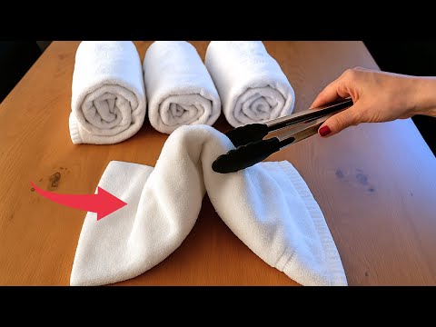Видео: Гениальные хитрости с полотенцами, о которых никто не знает