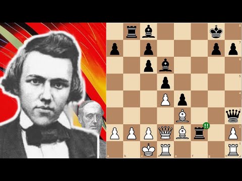 Видео: Самая красивая партия в истории шахмат! Гениальный Пол Морфи!