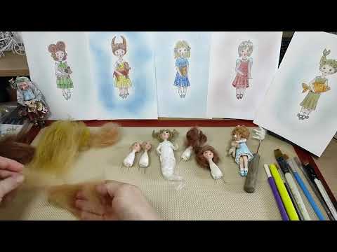 Видео: 🎆Ватная игрушка  ГОРОСКОП. Урок 15.  Делаем прически ДЕВА , ВОДОЛЕЙ.  ОВЕН и ТЕЛЕЦ заканчиваем.