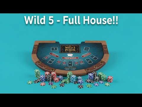 Видео: Выиграйте по-крупному с Wild 5 Poker Full House
