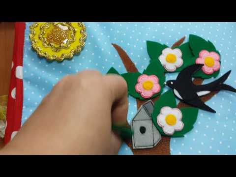 Видео: Развивающая книжка № 1 для внучки к Новому году.