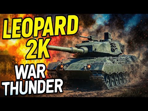 Видео: САМЫЙ БЫСТРЫЙ НЕМЕЦКИЙ ОБТ! Leopard 2K в War Thunder, КАК БРАТЬ ТОП 1 КАЖДЫЙ БОЙ