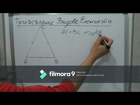 Видео: Триъгълник. Видове