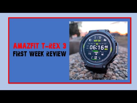 Видео: AMAZFIT T-Rex 3. Мои мысли после недели использования