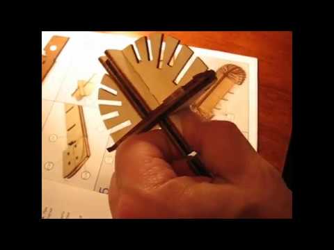 Видео: Бот "Святой Гавриил". Сборка каркаса корпуса модели - часть1.