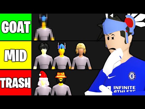 Видео: СПИСОК УРОВНЕЙ ИГРОКОВ В РЕАЛИСТИЧНОМ УЛИЧНОМ ФУТБОЛЕ! (Roblox)