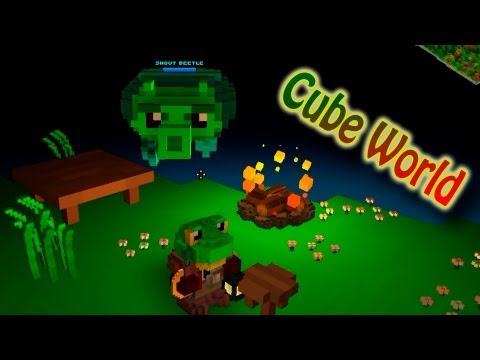 Видео: Фрост И Его Летающая Тарелка-Жук (Cube World) №1