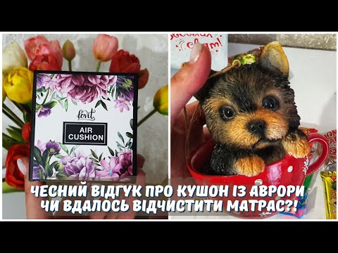 Видео: ТЕСТУЮ КУШОН LOVIT ІЗ АВРОРИ☺️ ПОКУПКИ🐶МОТИВАЦІЯ НА ПРИБИРАННЯ 🧹ПРОДОВЖУЮ ЧИСТИТИ МАТРАС🧽