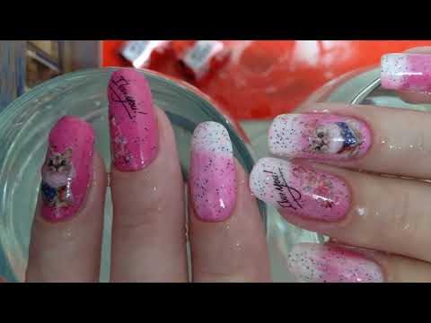 Видео: Masura "Питахайя" меняет цвет Маникюр ТЕРМОЛАК обычный лак