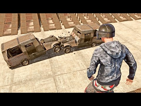 Видео: УСТРОИЛИ БИТВУ НА БРОНИРОВАННЫХ МАШИНАХ В РАСТ / RUST