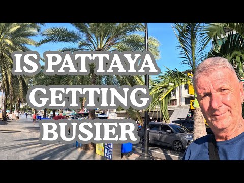 Видео: Паттайя и Джомтьен становятся все более оживленными? Я покажу вам комнату за 38 фунтов стерлингов...