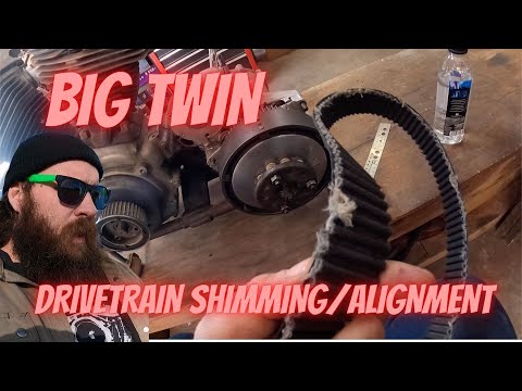 Видео: Как сделать чоппер: регулировка/выравнивание трансмиссии Big Twin