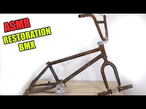 Видео: Реставрация СГОРЕВШЕГО БМХ - Restoration BMX Bike (ASMR)