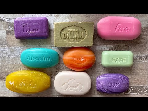 Видео: ASMR Soap cutting | Soap Carving|Резка мыла  | ASMR