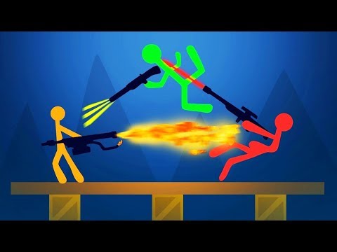 Видео: САМАЯ ЭПИЧНАЯ И ЖЕСТОКАЯ БИТВА МАЛЕНЬКИХ ЧЕЛОВЕЧКОВ С УБОЙНЫМ ОРУЖИЕМ В STICK FIGHT 2