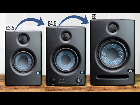 Видео: Какие студийные мониторы Presonus выбрать? — Сравнение Presonus Eris E3.5, E4.5 и E5 (2021)