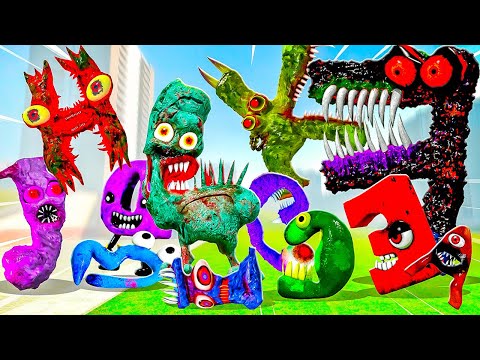 Видео: КТО САМЫЙ СИЛЬНЫЙ? КОШМАРНЫЙ АЛФАВИТ ЛОР В ГАРРИС МОД! ALPHABET LORE В Garry`s Mod!