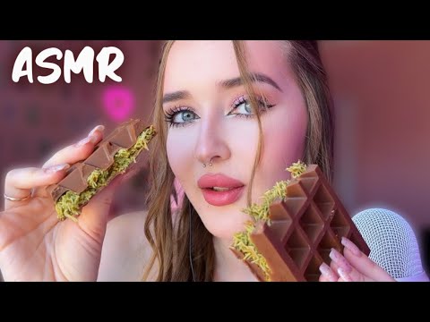 Видео: ASMR✨итинг ДУБАЙСКОГО ШОКОЛАДА 🍫и клубники в шоколаде 🍓asmr eating iting dubai chocolate 🩷