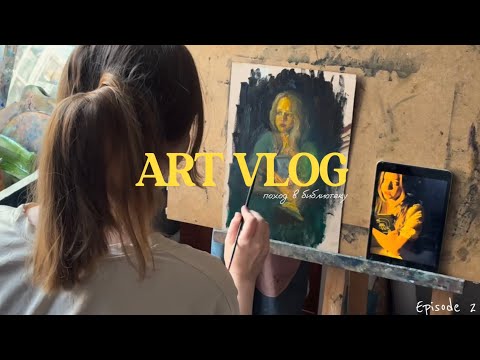 Видео: art vlog | поход в библиотеку | episode 2