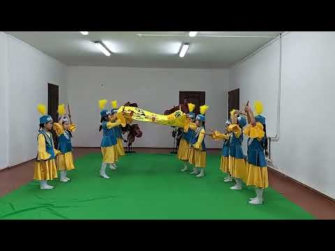 Видео: "Би өнері үйірмесінің "Айгөлек "би тобы. "Оюлы текемет" биі. Үйірме жетекшісі: Байходжаева Ж.