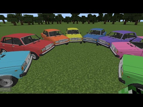 Видео: ВАЗ 2107 в МАЙНКРАФТ ПЕ (Старый пак в новой обёртке)