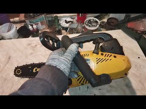 Видео: champion 125t . Маленькая жизнь большой бензопилы. Первый капитальный ремонт. Чемпион 125т