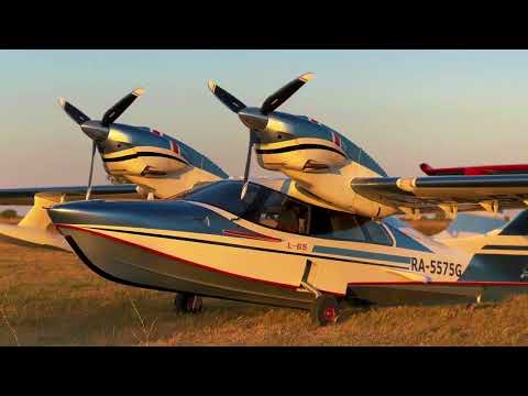 Видео: Самолет-амфибия Л-65