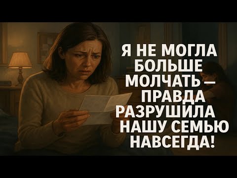 Видео: Мама раскрыла тайну дочери и спасла нашу семью от катастрофы