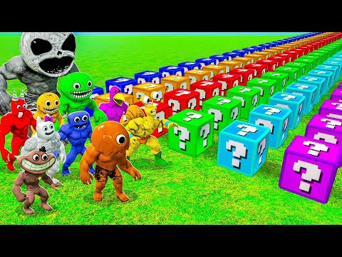 Видео: БИТВА ЛАКИ БЛОКОВ С КАЧКАМИ САДА БАНБАН В ГАРРИС МОД! GARTEN OF BANBAN 2 В Garry`s Mod!