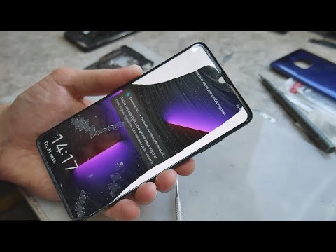 Видео: Huawei Mate 20 - Когда все пошло через Жо. Замена поляризатора и стекла.