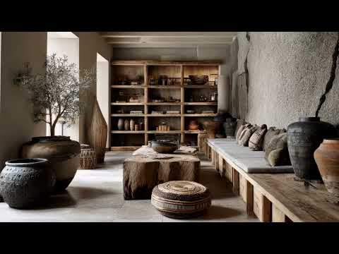 Видео: Минималистичный сырой ваби-саби-ретрит Акселя Вервордта с коттеджным течением, биофильным и сенсо...