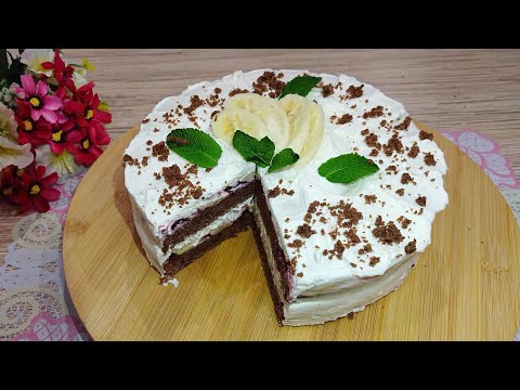 Видео: Банановый торт / Banana cake