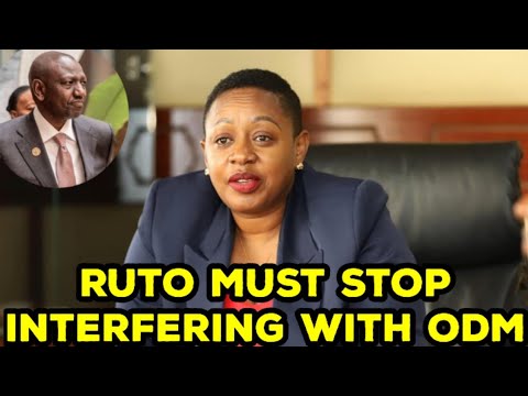 Видео: Сабина Чеге бесстрашно сталкивается с Руто, требуя от него прекратить вмешательство в ODM
