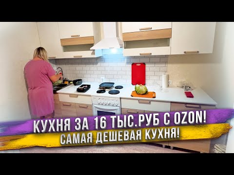 Видео: Купили кухню эконом-класса за 16 тыс.руб на Озоне! Показываю, что из этого вышло!