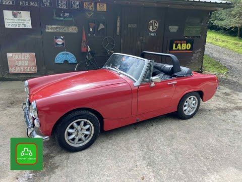 Видео: Хромированный бампер MG MIDGET 1976 года продается на сайте www.catlowdycarriages.com