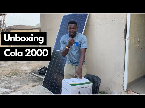 Видео: Распаковка моего солнечного генератора Cola Solar Generator 2000 — подробный обзор