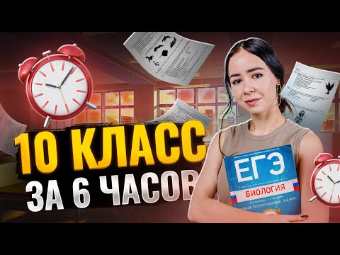 Видео: ВСЯ БИОЛОГИЯ 10 КЛАССА ЗА 6 ЧАСОВ | ЕГЭ 2025