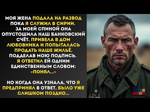 Видео: Пока я воевал в Сирии, жена ушла к другому и обнулила наш общий счёт