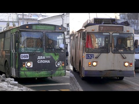 Видео: Самые старые действующие троллейбусы в Ярославле – работают с 1993 года!