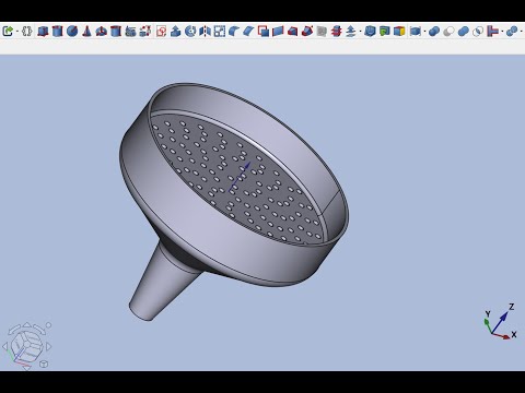 Видео: FreeCAD Часть 117. Пример создания модели. Воронка Бюхнера