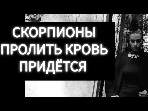 Видео: СКОРПИОНЫ 🖤СЕГОДНЯ-УТОПИЕ, ЗАВТРА-ПРОЛИТАЯ КРОВЬ 🖤